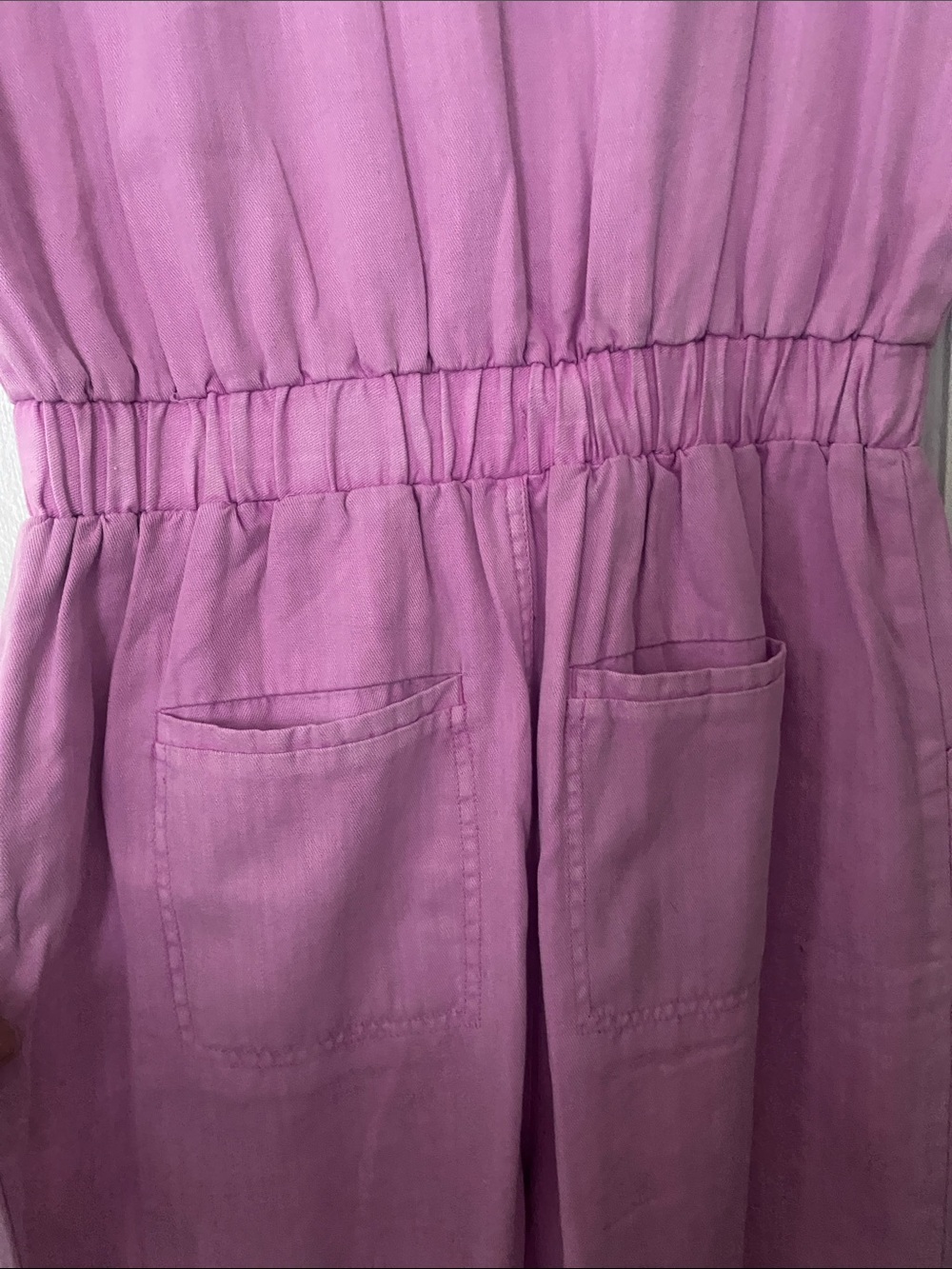 Universal Thread Pink Short-Sleeve Tie-Waist Utility Jumpsuit - Picture 8 of 10